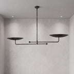 Modern Brass Swing Arm Chandelier