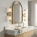Natural Alabaster Wall Sconce