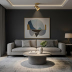 Modern Brass Spotlight Ceiling Light