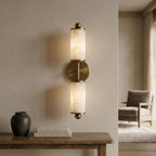 Natural Alabaster Wall Sconce
