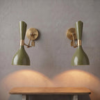 Adjustable Brass Swing Arm Sconce