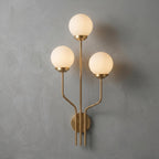 Vertical Brass Sconce