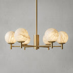 Alabaster Globe Chandelier