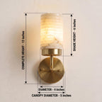 Luxury Alabaster Wall Sconce
