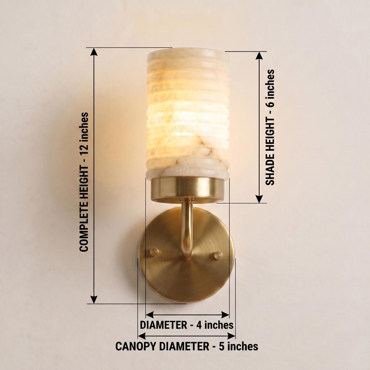 Luxury Alabaster Wall Sconce, Brass Wall Light, Luxury Bathroom Vanity Light, Modern Stone Sconce, Custom Finish Fixture