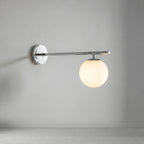 Brass Globe Wall Light