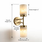 Luxury Alabaster Wall Sconce