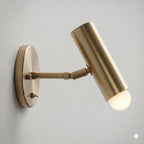 Adjustable Brass Wall Sconce