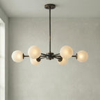 6 Light Globe Chandelier
