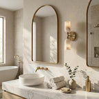 Natural Alabaster Wall Sconce