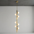 Luxury Brass Globe Chandelier