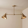 Brass Linear Chandelier