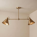 Brass Linear Chandelier
