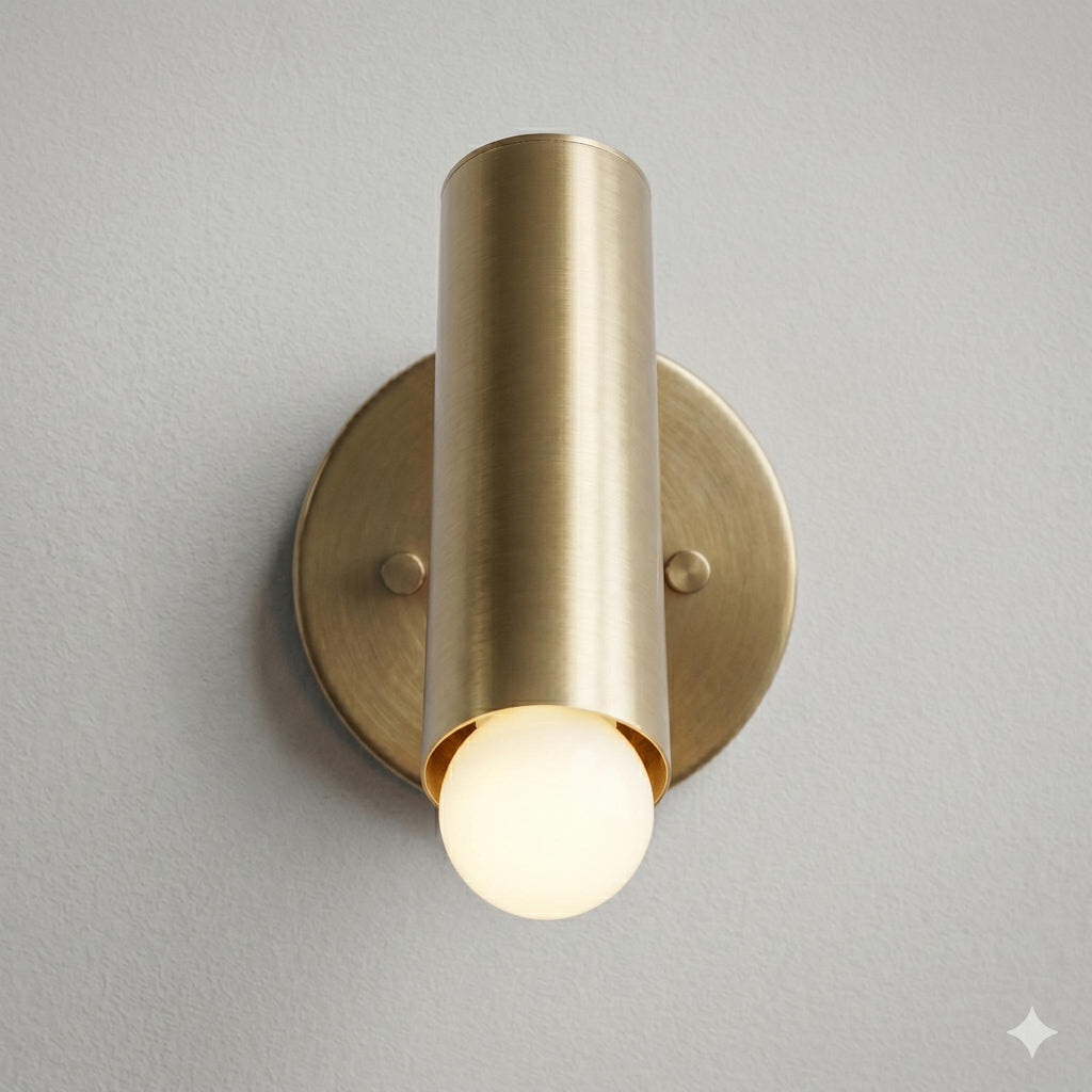 Adjustable Brass Wall Sconce
