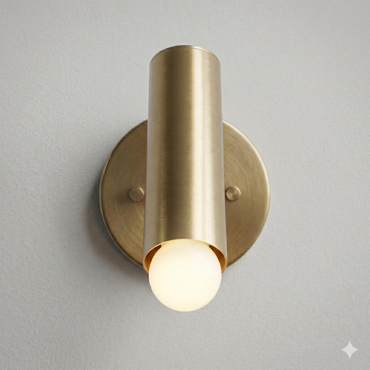 Adjustable Brass Wall Sconce