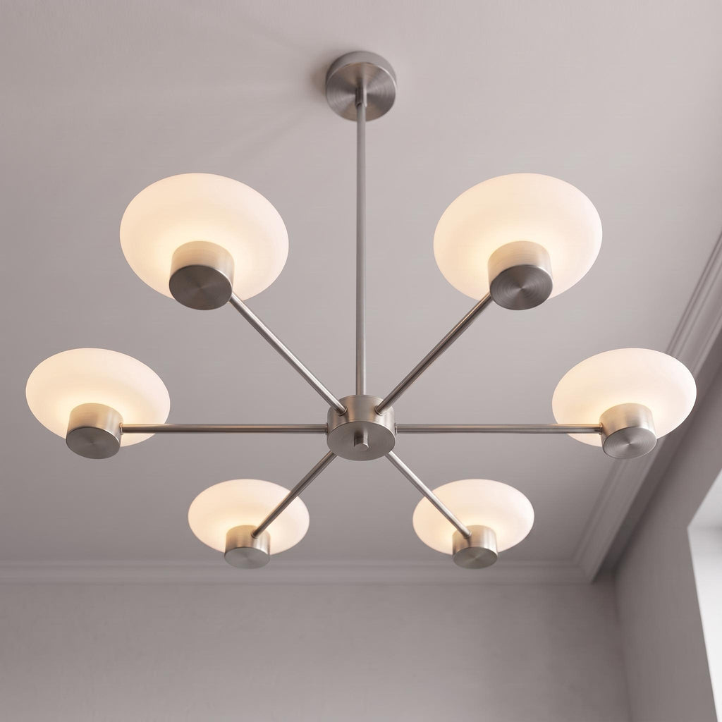 Modern Brass Sputnik Chandelier