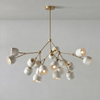 Architectural Large Branching Chandelier