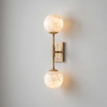 Alabaster Globe Wall Sconce