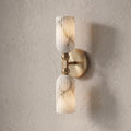 Fluted Alabaster Wall Sconce
