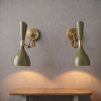 Adjustable Brass Swing Arm Sconce