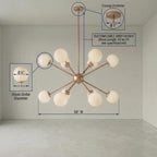 Sputnik Globe Chandelier