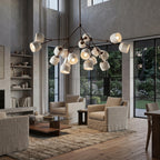 Architectural Large Branching Chandelier