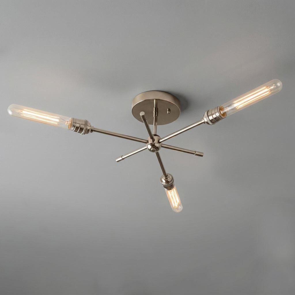 Modern Brass Sputnik Ceiling Light