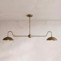 Solid Brass Linear Chandelier