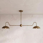 Solid Brass Linear Chandelier