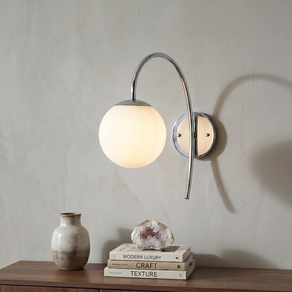 Arched Brass Wall Sconce