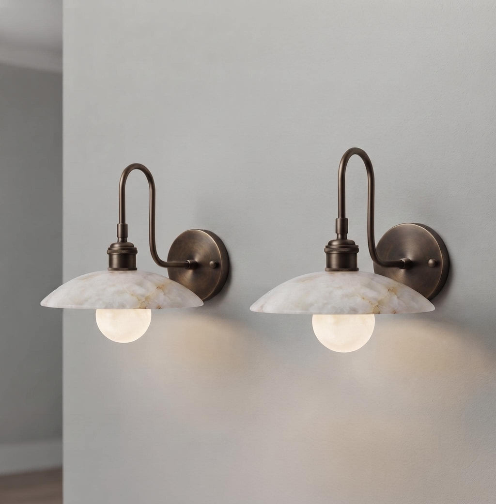 Alabaster Wall Sconce