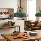Handmade Hammered Copper Pendant Light