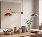Solid Brass Linear Chandelier
