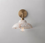 Natural Alabaster Wall Sconce