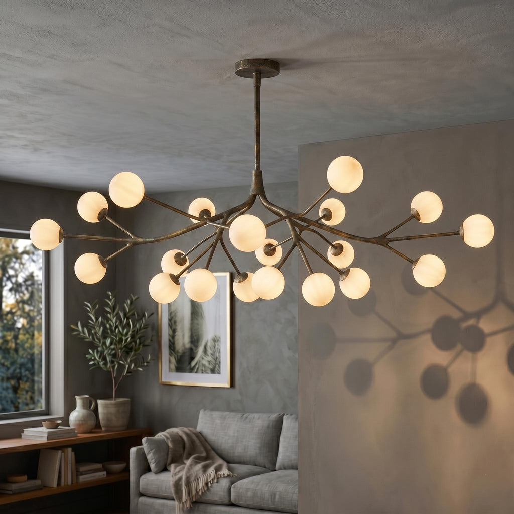 Luxury Brass Branch Chandelier