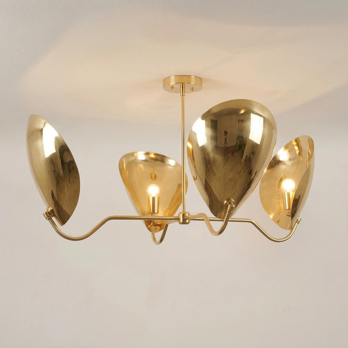 Mid Century Modern Lily Chandelier
