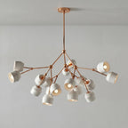 Architectural Large Branching Chandelier