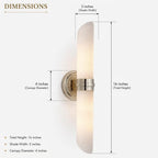 Modern Alabaster Wall Sconce