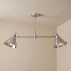 Brass Linear Chandelier