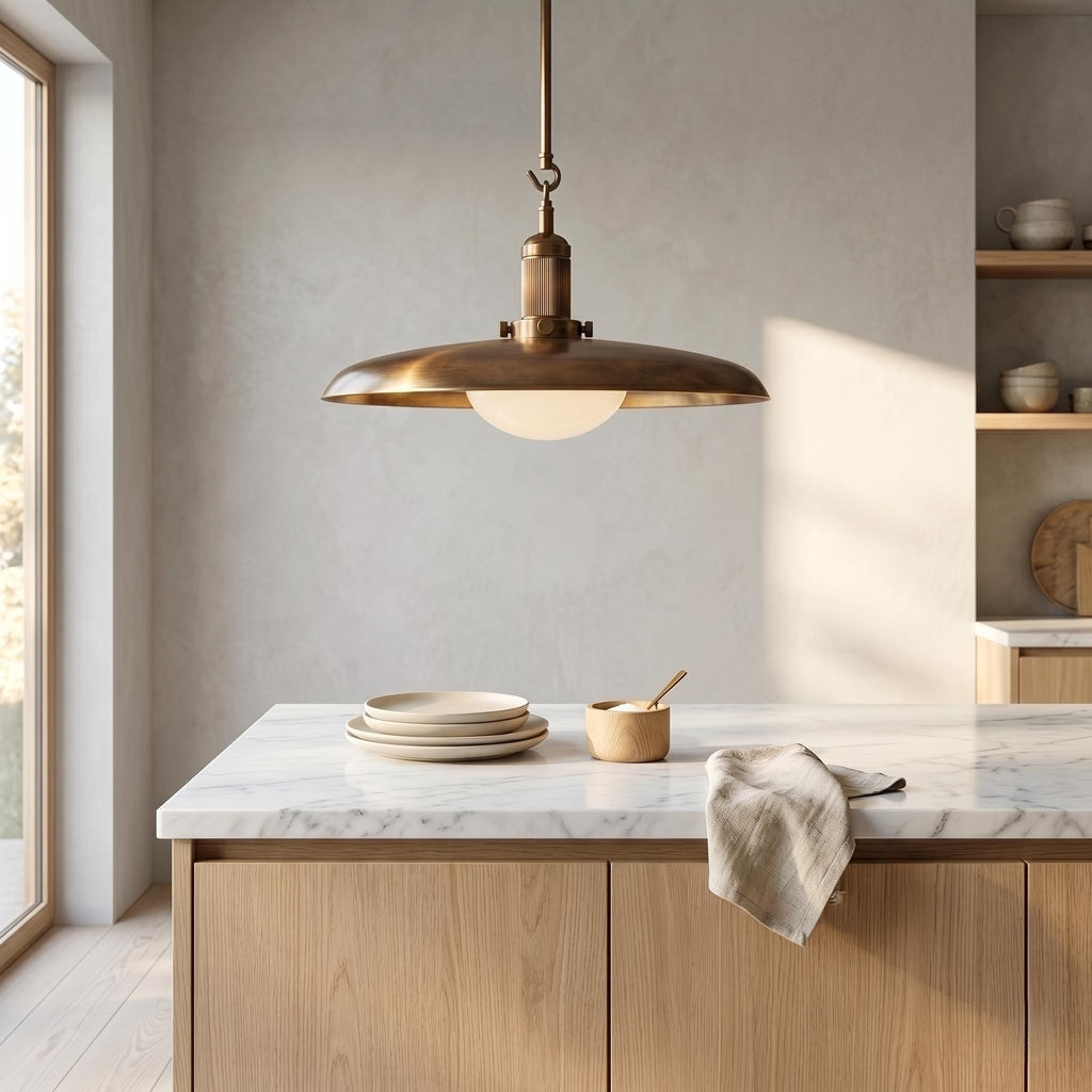 Antique Brass Pendant Light