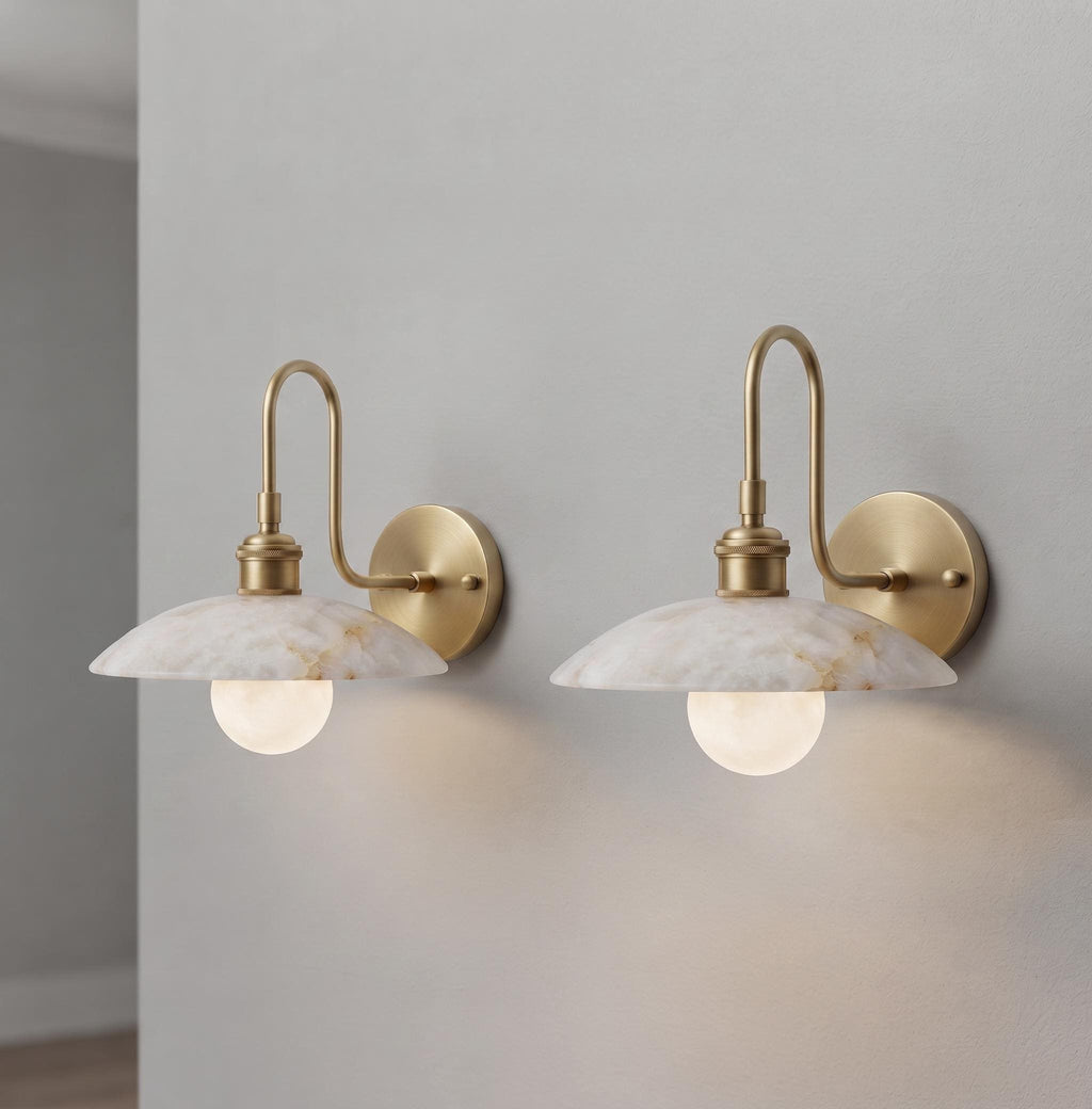 Alabaster Wall Sconce