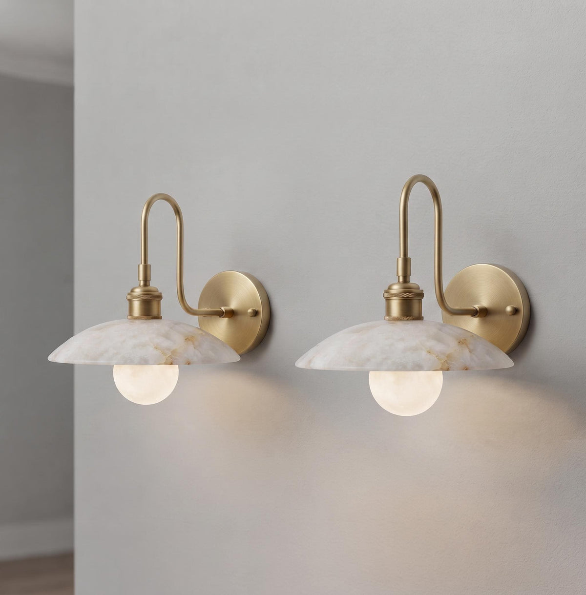 Alabaster Wall Sconce