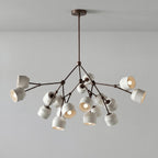 Architectural Large Branching Chandelier