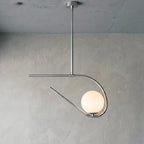 Sculptural Brass Chandelier