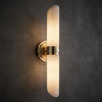 Modern Alabaster Wall Sconce