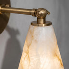 Modern Alabaster Wall Sconce