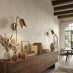 Modern Brass Adjustable Wall Sconce