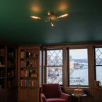 Modern Brass Sputnik Ceiling Light