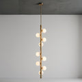 Luxury Brass Globe Chandelier
