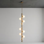 Luxury Brass Globe Chandelier